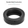 Andoer Lens Adapter Ring T/T2 Lens Adapter for Olympus E-1/E-3/E-10/E-20/E-30/E-300/E-330/E-400/E-410/E -420/E-450/E-500/E-510/E-520/E-520/E-520/E-6000 /E-620/E-100 RS Micro 4/3 Mount Cameras view 4