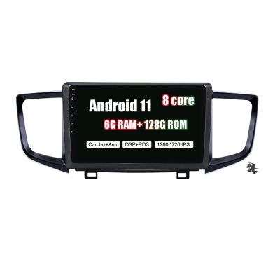 Car Multimedia Player Navigation with 9 inch GPS Nav Car Stereo for Honda Pilot 2016 2017 2018 2019 WiFi 4G BT USB Carplay FM RDS DSP GPS Car Multimedia Radio Video
