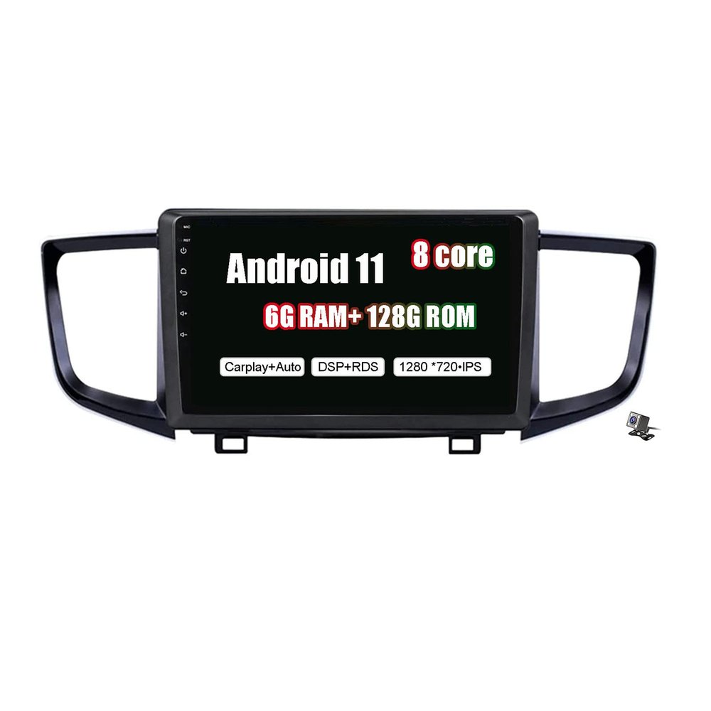 Car Multimedia Player Navigation with 9 inch GPS Nav Car Stereo for Honda Pilot 2016 2017 2018 2019 WiFi 4G BT USB Carplay FM RDS DSP GPS Car Multimedia Radio Video