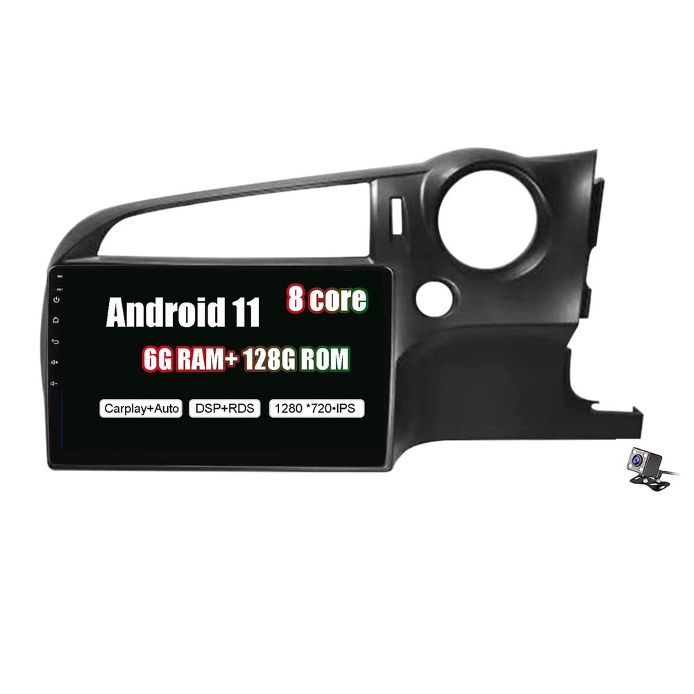 Car Multimedia Player Navigation with GPS Nav Car Stereo for Honda Stream 2009-2013 WiFi 4G BT USB Carplay FM RDS DSP GPS Radio Video Support Steering Wheel Control