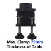 Gringoo Microscope Stand, Universal Adjustable Base with Clamp, 25mm Stand Pole for Stereo Microscope, HDMI Digital USB Camera, Phone Repair Tools view 2