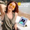 Akkerds Case Compatible with iPad 10.2 Inch 2021/2020/2019, for iPad 9th/8th/7th Generation Case with Pencil Holder, Protective Cover with Soft TPU Back, Auto Sleep/Wake, Starlight view 2