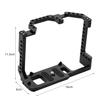 Andoer Camera Cage + Top Handle Kit Aluminum Alloy with Dual Cold Shoe Mount 1/4 Inch Screw Compatible with Canon EOS 90D/80D/70D DSLR Camera view 4