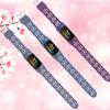 3-Pack Sport Bands Compatible with Fitbit Charge 6/ Charge 5 for Women, Lace Silicone Slim Narrow Thin Rose Hollowed-out Replacement Strap Wristband(Lavender Gray/Alaskan Blue/Dark Purple) view 4