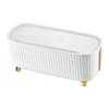 LUOZZY Cable Organizer Container Storage Box Portable Power Line Organizing Container (White) view 1