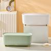 LUOZZY Cable Organizer Container Storage Box Portable Power Line Organizing Container (White) view 3