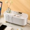 LUOZZY Cable Organizer Container Storage Box Portable Power Line Organizing Container (White) view 4