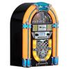 Arkrocket Athena Mini Jukebox/Tabletop CD Player/Bluetooth Speaker/Radio/USB and SD Card Player with Retro LED Lighting System (Yellow Green) view 2