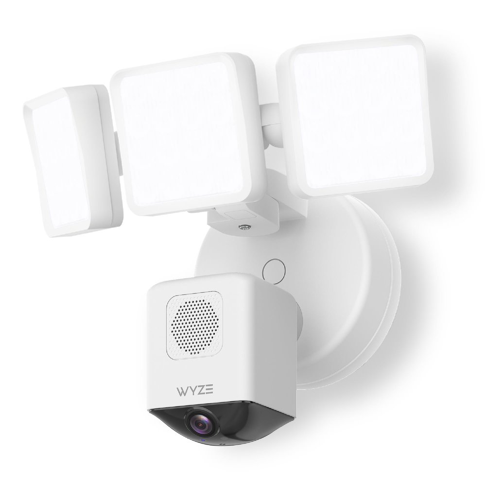 WYZE Floodlight Camera Pro, 2.5K HD Outdoor Security Camera 3000-Lumen LEDs
