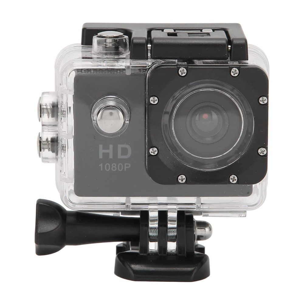 Action Camera, HD 1080P Sports Camera with 140 Degree Wide Angle, 2.0 inch 131FT Underwater Camcorder with a 6 Layer Optical Glass Lens for Vlog Videos