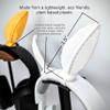 Moth Antennas Headphone Attachments - Adorable Bug Ears for Headphones in Various colors with Hidden Self Fastener - Moth Antenna for Gamers and Streamers (White) view 3