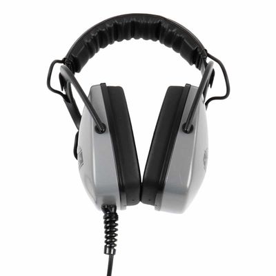 DetectorPro Gray Ghost Amphibian II Waterproof Headphones for XP Deus II, Black