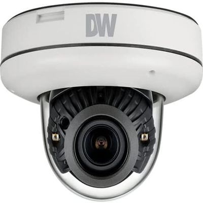 Digital Watchdog DWC-MV82WiATW MEGApix 2.1MP/1080p Low-Profile Vandal Dome IP Camera, 1/2.8" Image Sensor, 2.8~12mm Lens, 100ft IR Distance, 120dB True WDR, IK10, IP67, DC12V