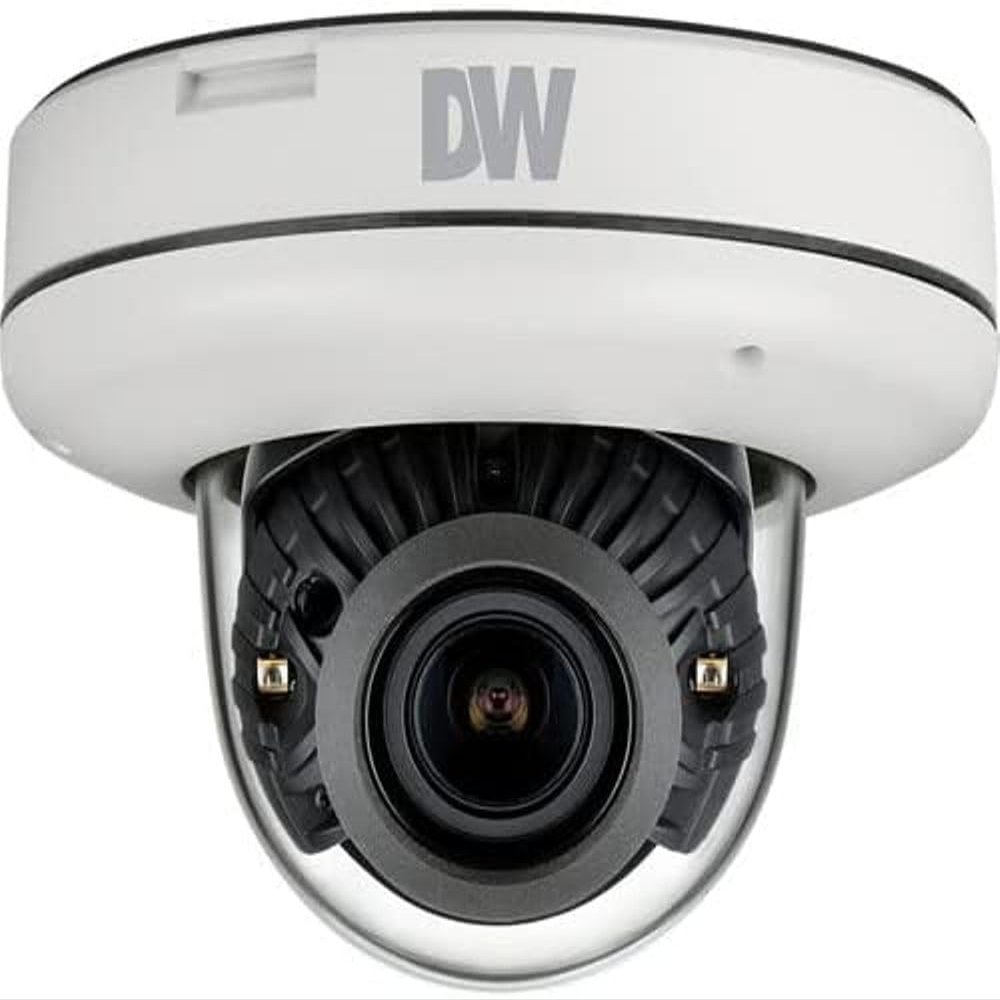 Digital Watchdog DWC-MV82WiATW MEGApix 2.1MP/1080p Low-Profile Vandal Dome IP Camera, 1/2.8" Image Sensor, 2.8~12mm Lens, 100ft IR Distance, 120dB True WDR, IK10, IP67, DC12V