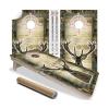 Cornhole Wraps for Boards Vinyl Decals (Set of 2) Deer Hunting Design Durable Corn Hole Bean Bag Toss Wraps, Stickers & Skins Outdoor Game Board Covers (Boards Not Included) view 1