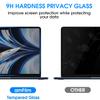 amFilm New MacBook Air 13.6 inch (2025, M4)(2024, M3)(2022, M2) Privacy Glass Screen Protector Model A2681 [9H Hardness][ Anti-Scratch][ Anti-fingerprint] view 4