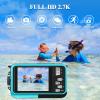 Kaisoon Tech Waterproof Camera Underwater Camera 10FT Dual Screens Selfie Waterproof Digital Camera 48MP Compact Underwater Camera for Snorkeling 2.7K Full HD Video Recorder Beginners 806 view 2
