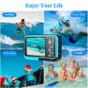 Kaisoon Tech Waterproof Camera Underwater Camera 10FT Dual Screens Selfie Waterproof Digital Camera 48MP Compact Underwater Camera for Snorkeling 2.7K Full HD Video Recorder Beginners 806 view 4