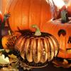 Homoyoyo Pumpkin Light Decor Halloween Glass Pumpkin Lamp for Windows view 2