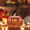 Homoyoyo Pumpkin Light Decor Halloween Glass Pumpkin Lamp for Windows view 4