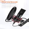FIFINE USB Microphone Set, 1/4 or 1/8 Podcast Monitoring Wired Headphones, Gaming Microphone Kit Bundle for Streaming, Podcast, Home Studio, Headphones with Detachable Cables (T732+H8) view 2