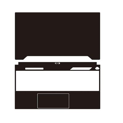 1PCS Top Skin+1PCS Palmrest Skin Laptop Black Crocodile Sticker Cover Film Only Fit for 2022 ASUS TUF Dash FX517 FX517Z