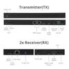 SIIG 1x2 4K 60Hz HDMI Splitter Over Cat6 Extender with Loopout, IR, ARC & RS-232, 4K HDMI Splitter, CAT Extension up to 230ft (70m), Near Zero Latency with HDR, Auto Extractor, EDID (CE-H27911-S1) view 3