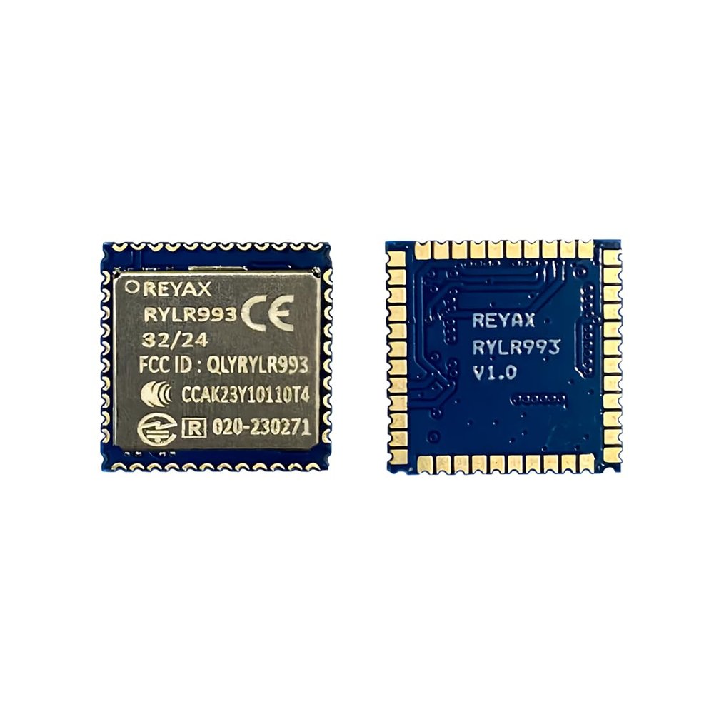 REYAX RYLR993 868/915MHz LoRaWAN & Proprietary Dual Mode Transceiver LoRa Module FCC CE MIC NCC Certification