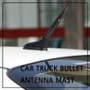 DWARFOO Car Truck Bullet Antenna, Vehicle Bullet Antenna Mast view 4