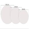 6.5x6.5ft White Round Backdrop Cover Solid Color White Circle Backdrop Polyester Baby Shower Birthday Party Baptism Communion Christening Decor Props NO-1014 view 4