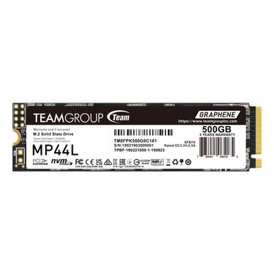 TEAMGROUP MP44L 500GB SLC Cache NVMe 1.4 PCIe Gen 4x4 M.2 2280 Laptop&Desktop SSD (R/W Speed up to 5000/2500MB/s) TM8FPK500G0C101