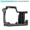 Andoer Aluminum Alloy Video Cage Replacement Camera Cage for Canon M5 M50 M50II Mirrorless Camera with Cold Shoe Mount 1/4 3/8 Screw Holes view 2
