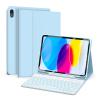 besky for iPad 11th 10th Generation Case with Keyboard - Detachable Bluetooth Keyboard Case with Pencil Holder for iPad 11-inch A16 2025 10th Gen 10.9 Inch 2022 (Blue) view 1