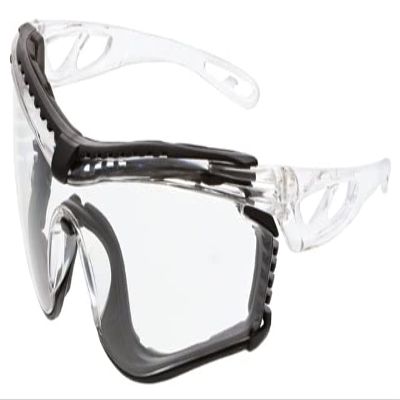 MCR Safety Checklite CL5 Series Safety Glasses, UV-AF Anti-Fog Lens, Removable Closed Cell CL510AF