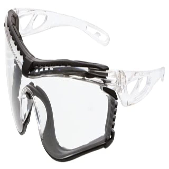 MCR Safety Checklite CL5 Series Safety Glasses, UV-AF Anti-Fog Lens, Removable Closed Cell CL510AF