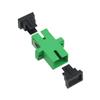 Duogalia 50PC Fiber Optical Coupler Green SC Singlemode Fiber Optic Adapter, SCAPC Single Mode Fiber Optical Coupler, Network Internet Connector Adapter with Mount Panel view 3