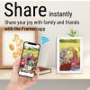 10.1 Inch Digital Picture Frame, 1280 x 800 IPS Touch Screen Smart Cloud Digital Photo Frame with 16GB Storage, Auto Rotate, Share Photos Videos via Frameo APP or Email(White) view 2