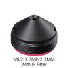 HD 1.3MP 2.1mm Cone pinhole Lens with Ir Filter for Security Camera M12*0.5 Mount 1/4" Image Format F2.4 Viewangle 130Degree view 4