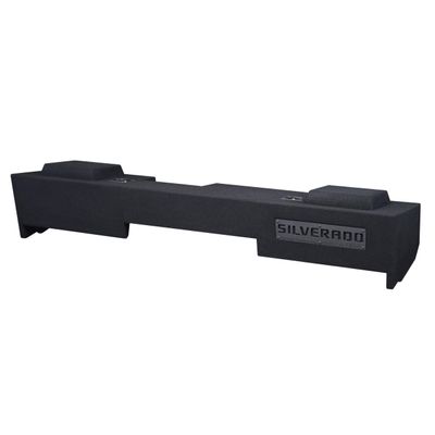12" Dual Sub Box for Silverado Extended Cab 2007-2018 Subwoofer Enclosure Speaker Box Ground Shaker