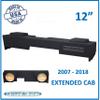 12" Dual Sub Box for Silverado Extended Cab 2007-2018 Subwoofer Enclosure Speaker Box Ground Shaker view 2