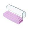 Beavorty 3pcs Nail Drill Bits Storage Box Sturdy Plastic Organizer for Manicure Grinding for Nail Art Shops and Home Use Keeps Your Workspace Neat and Tidy view 3
