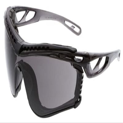 MCR Safety Checklite CL5 Series Safety Glasses, UV-AF Anti-Fog Lens, Removable Closed Cell CL512AF