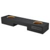 10" Dual Sub Box for Silverado Extended Cab 1999-2006 Subwoofer Enclosure Speaker Box Ground Shaker view 1