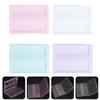 Beavorty 4pcs Nail Drill Bits Organizer Storage Case Lightweight Nail Polishing Tool Display Box for Salon and Use Made of Material Transparent Light view 2