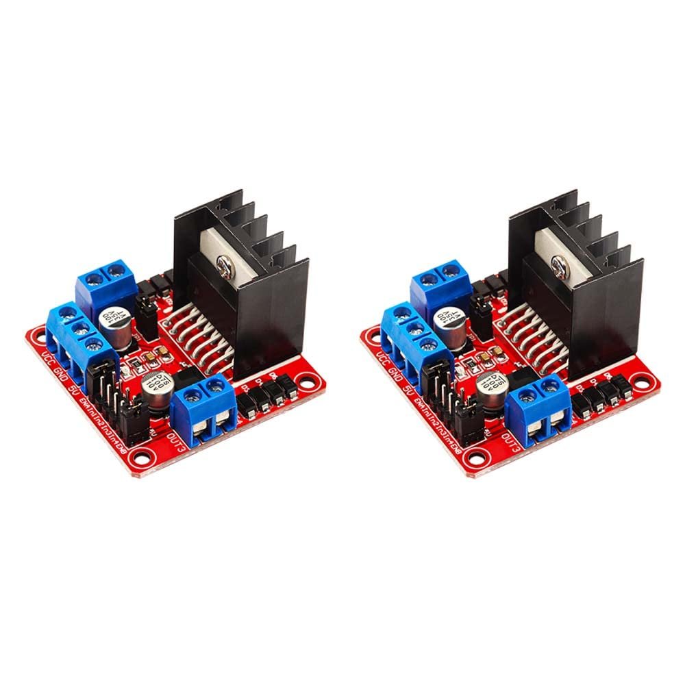 2pcs L298N Dual H Bridge PWM Stepper Motor Drive Controller Board Module