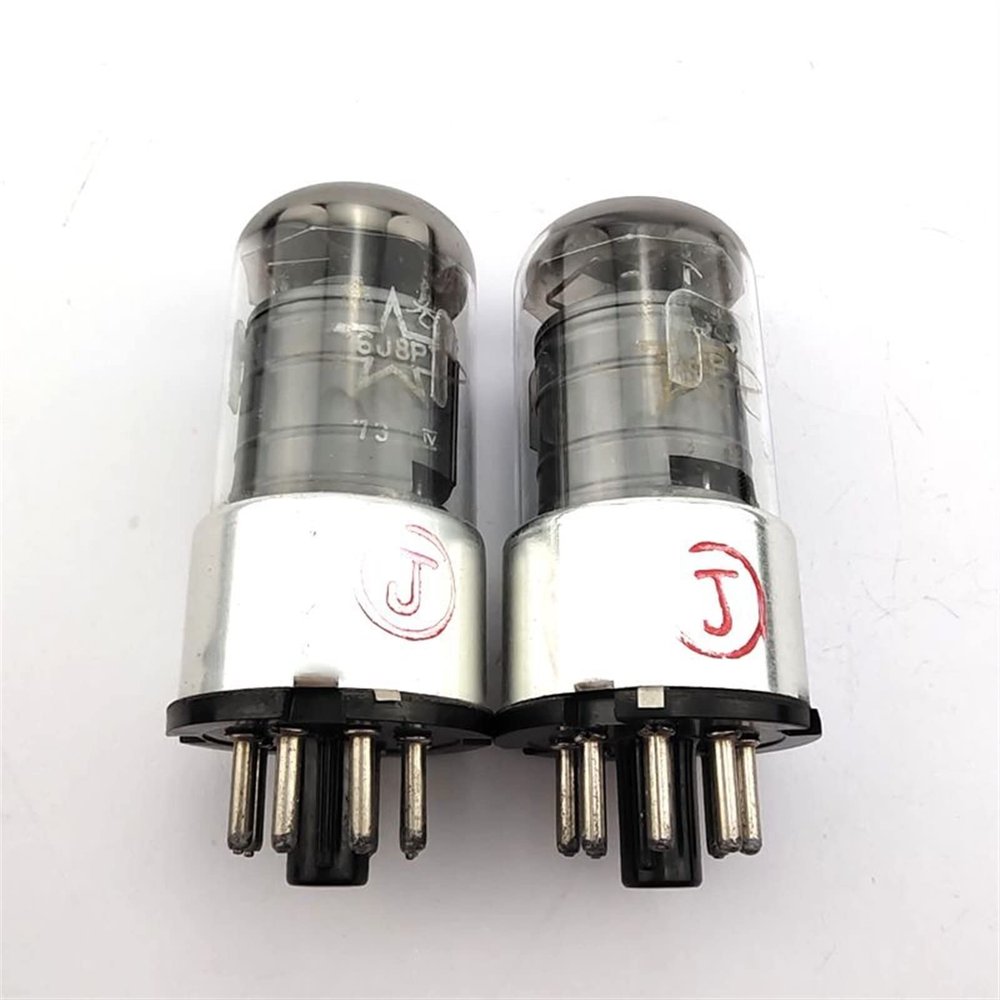 DirectNine Basics-SPEAKER, 2pcs Shuguang Military Grade 6J8PJ 6J8P Tube Replacement 6 Meters 8C 68C 6SJ7 Tube (Color : 1set)