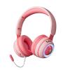 Xmenha Kids Wireless Headphones with Microphone for School - Boy Girls Noise Cancelling Ear Protection Bluetooth Headphones Foldable Children Volume Limiting for iPad Kindle Airplane Travel Tablet view 1