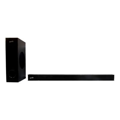 Supersonic SC-1422SBW 35-inch Optical Bluetooth Soundbar and Subwoofer HDMI ARC, USB, LED Display, Remote for Monitor Speaker Home Theater Surround System PC Gaming (35-inch)