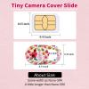 Yilador Laptop Camera Cover Slide Cute (6 Pack), Ultra Thin Webcam Cover for iPhone iPad MacBook Pro Computer iMac Cell Phone PC Accessories, 0.03" Camera Blocker Slider, Great for Privacy - Flowers view 3