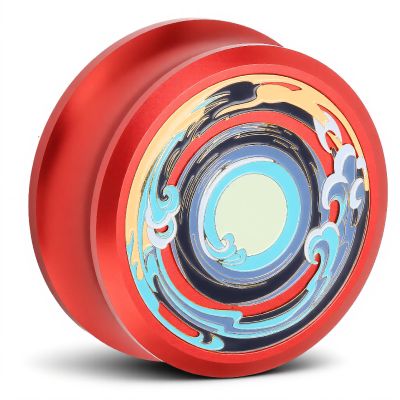 Record Weight Stabilizer, Premium HiFi Turntable Disc Stabilizer Clamp for Enhanced Vibration Damping and Improved Sound Quality for Enthusiasts Brass and Aviation Aluminum Red